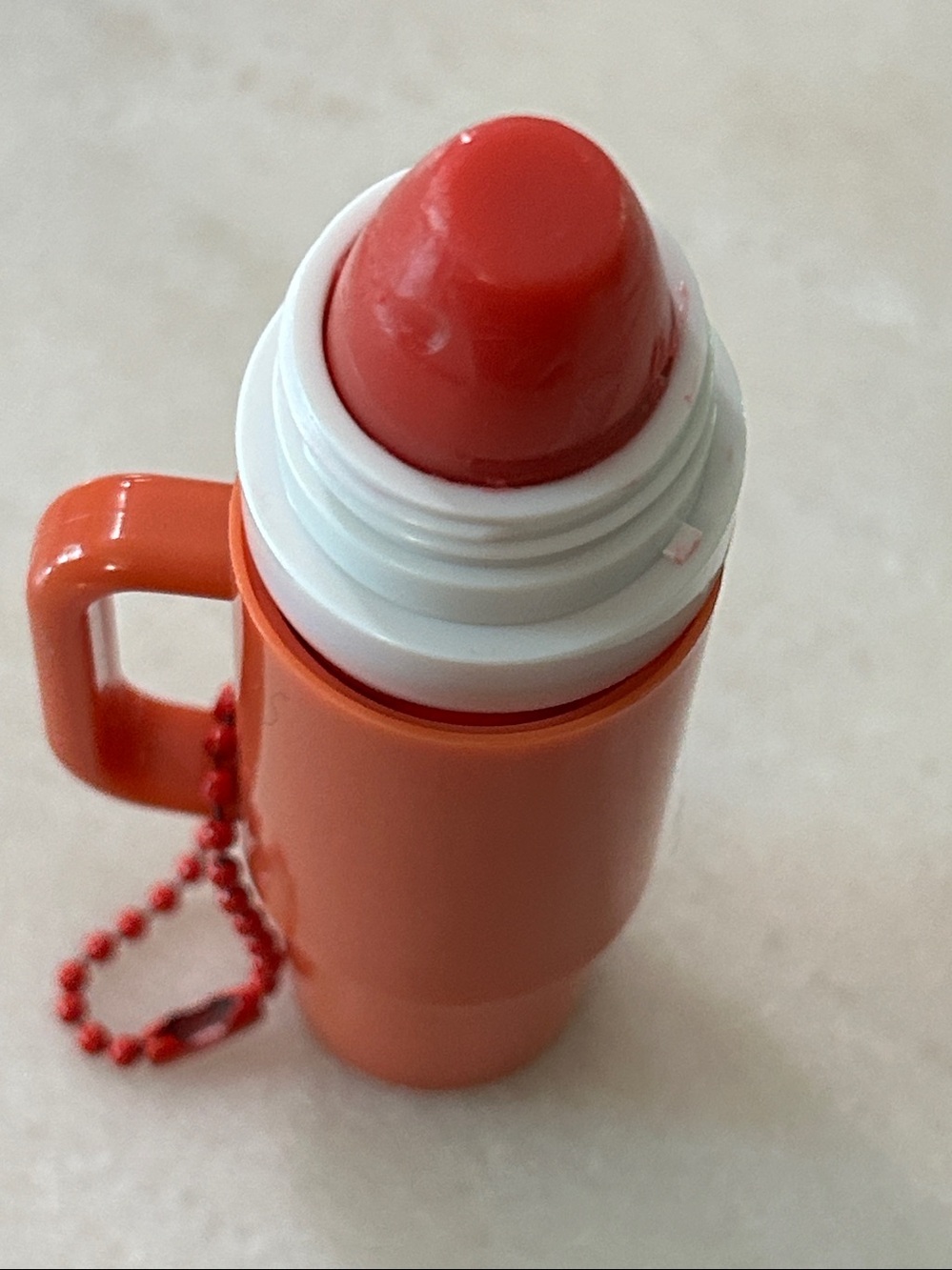SpaLife Cherry Crush Hydrating Lip Gloss Keychain 0.13 oz Tumbler Style Cup Balm - Picture 5 of 11